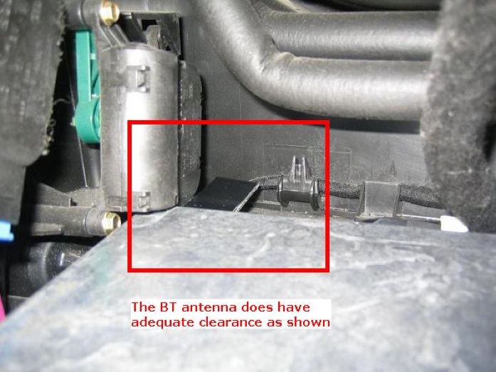 BT Antenna Clearence