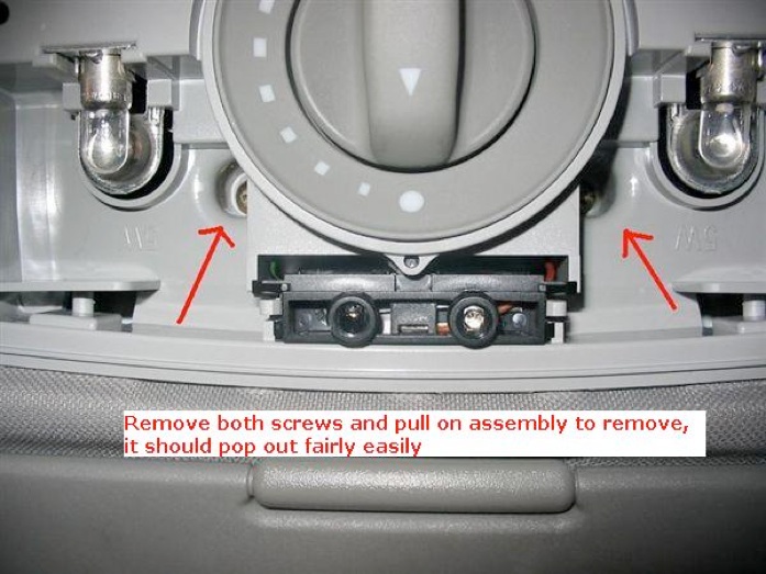 Remove screws