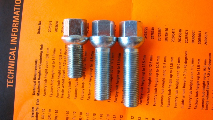 Stock vs 43mm vs 48mm bolts