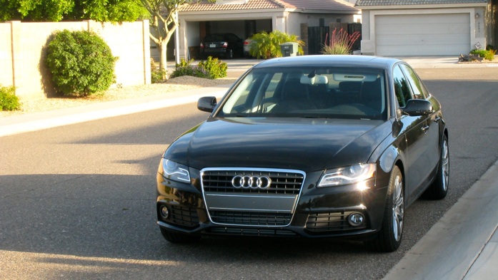 Audi front view with spacer