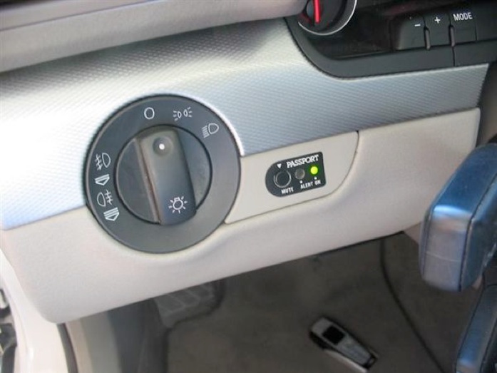 Radar detector install Audi A4