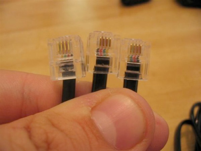 Telephone wire plugs