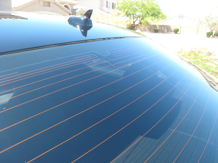 Audi rear tint